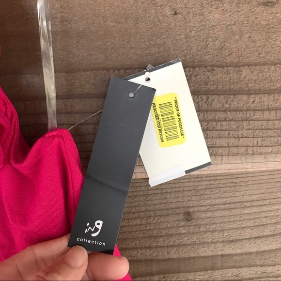 iNg Collection Ruffle Rose Appliqué Racerback Tank - Picture 8 of 8